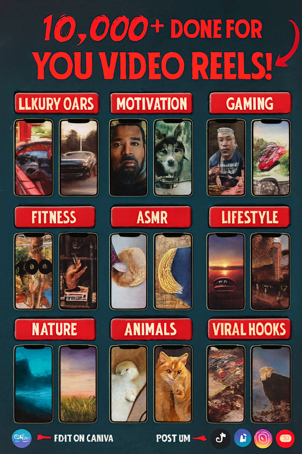 Access Over 100,000 Ready-Made Video Reels – Offer Ends Today!" - Image 2