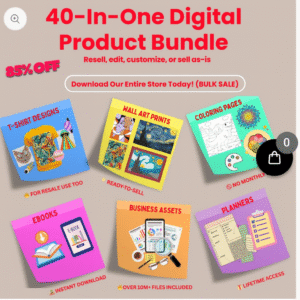 Complete Digital Store Bundle (All Products Included)