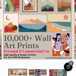 Over 10,000 High - Quality Wall Art Designs