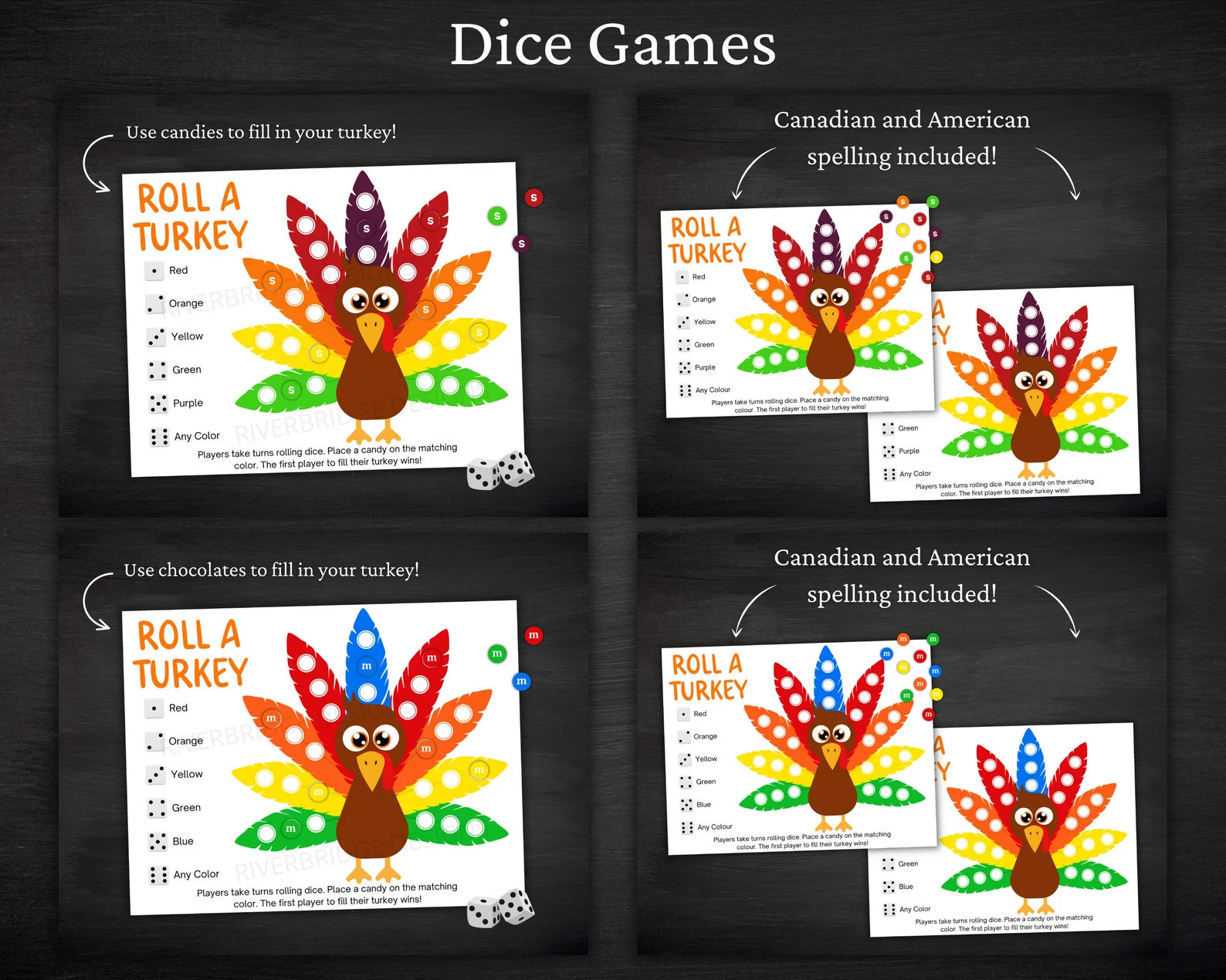 Thanksgiving Mega Game Bundle | Printable Thanksgiving Games For Kids and Adults | Party Games and Activities | Family and Classroom Games - Image 8