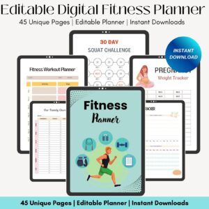 Fitness Planner: Workout, Food, Weight Loss Tracker