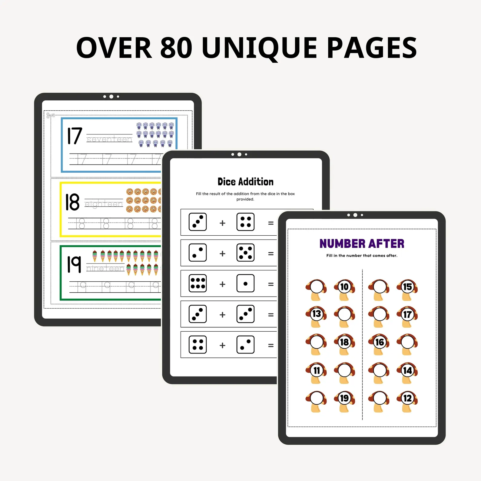 Count and Color Math Worksheets: Preschool Learning Activities - Image 5