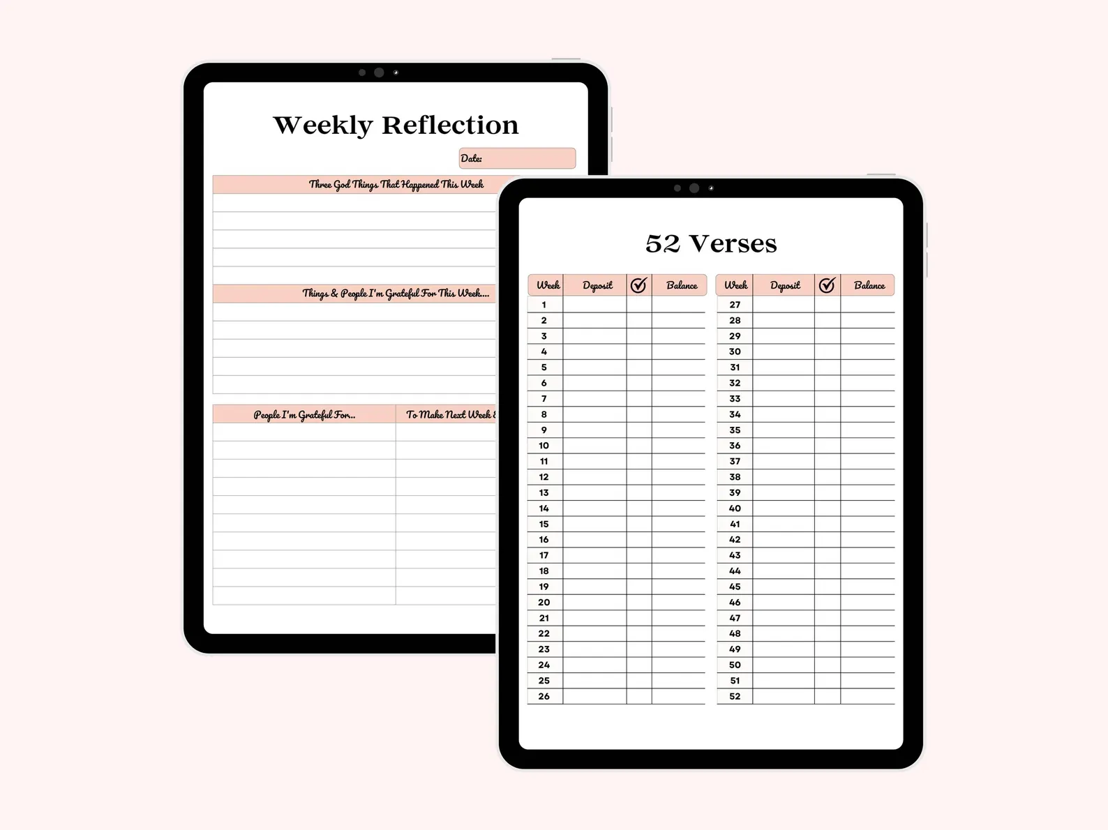 Prayer Journal Bundle: Bible Study, Gratitude Prompts (Canva Template & Printable PDF) - Image 2