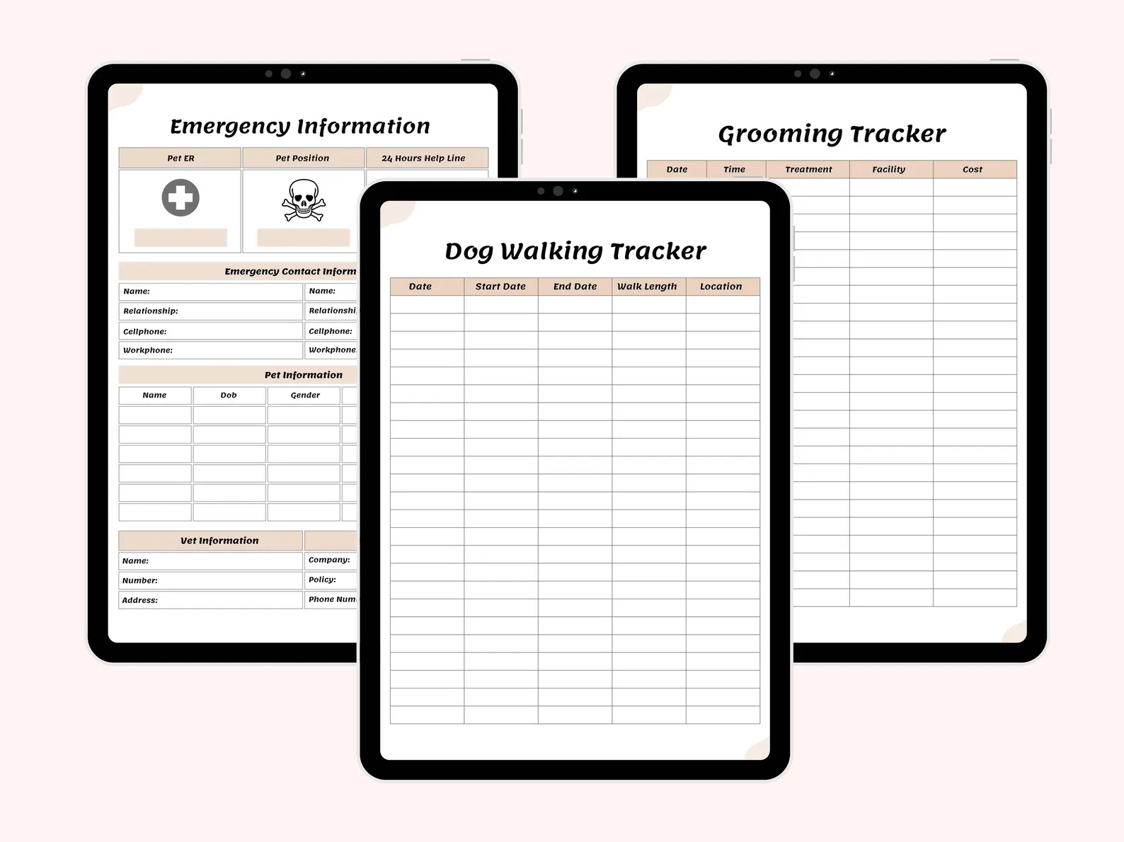 Pet Care Planner, Pet Health Record, Pet Medical Planner - Image 2