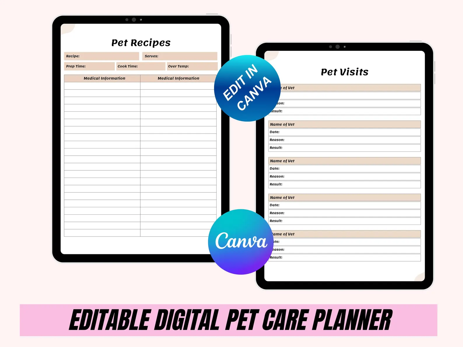 Pet Care Planner, Pet Health Record, Pet Medical Planner - Image 3