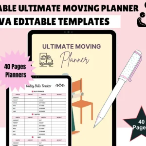 Ultimate Moving Planner: Checklist, Budget, and Declutter