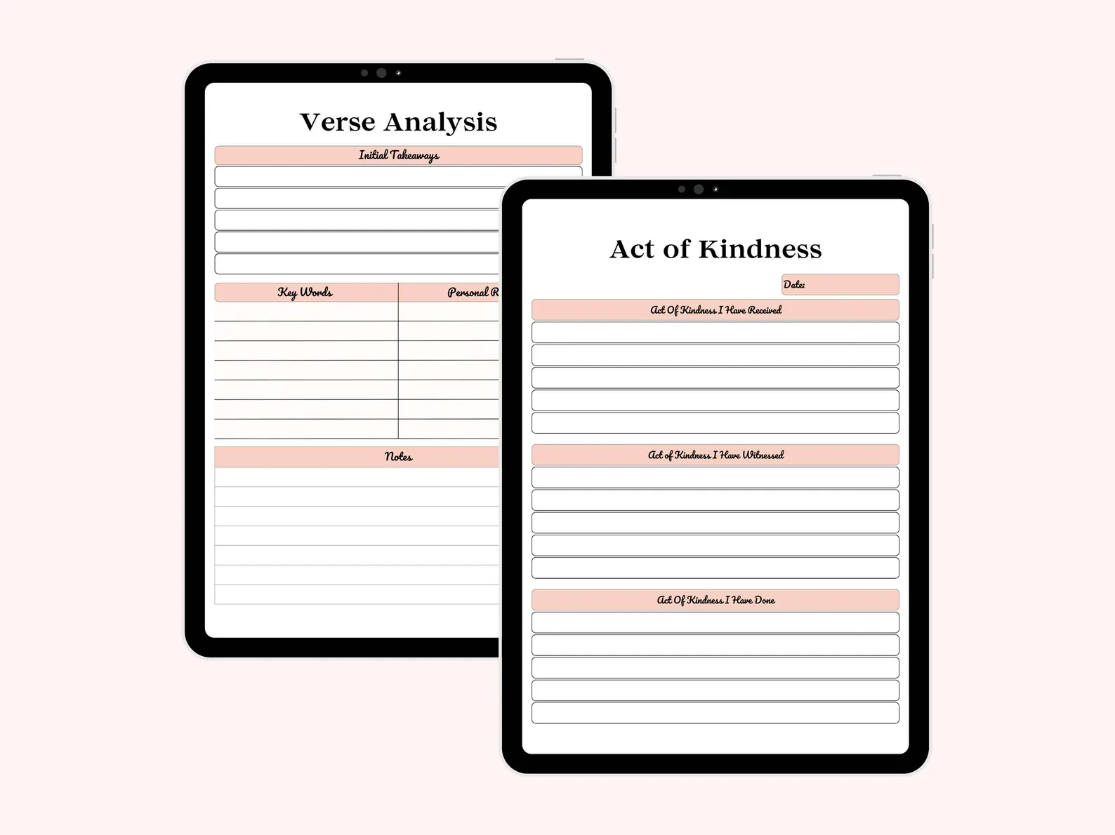 Prayer Journal Bundle: Bible Study, Gratitude Prompts (Canva Template & Printable PDF) - Image 7