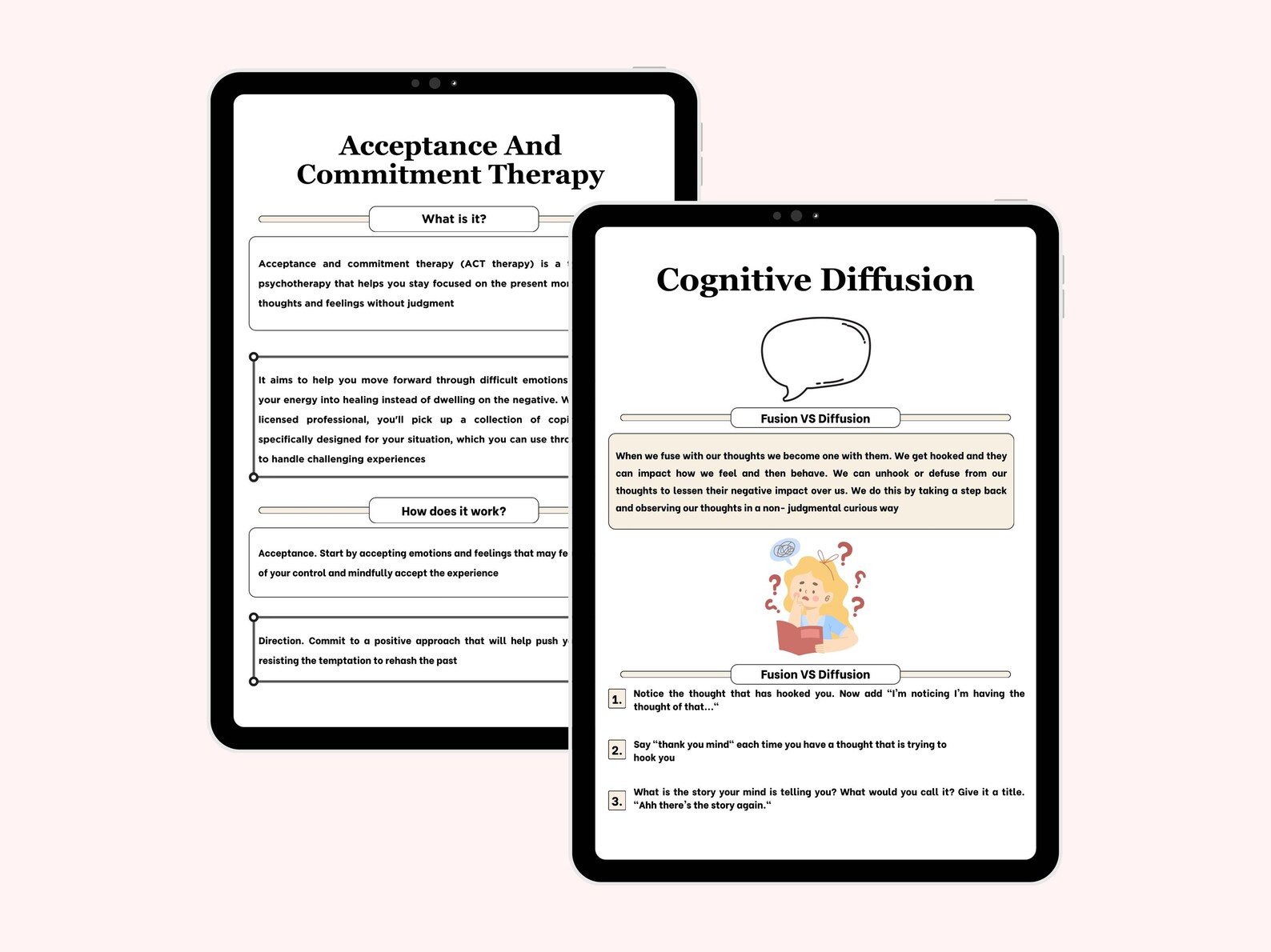 Guided Acceptance Journal: Self-Care Prompts, Editable Canva Template - Image 5