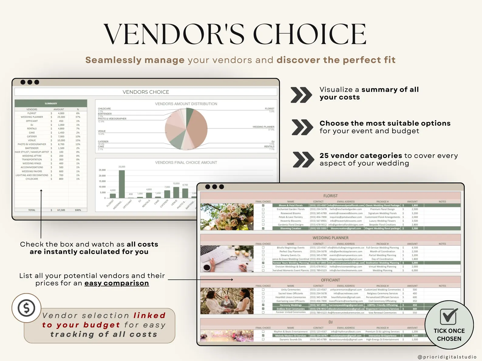 Wedding Planner Spreadsheet Wedding Budget Tracker Wedding Timeline Checklist Guest List Tracker Wedding Itinerary Seating Plan Wedding Gift - Image 4