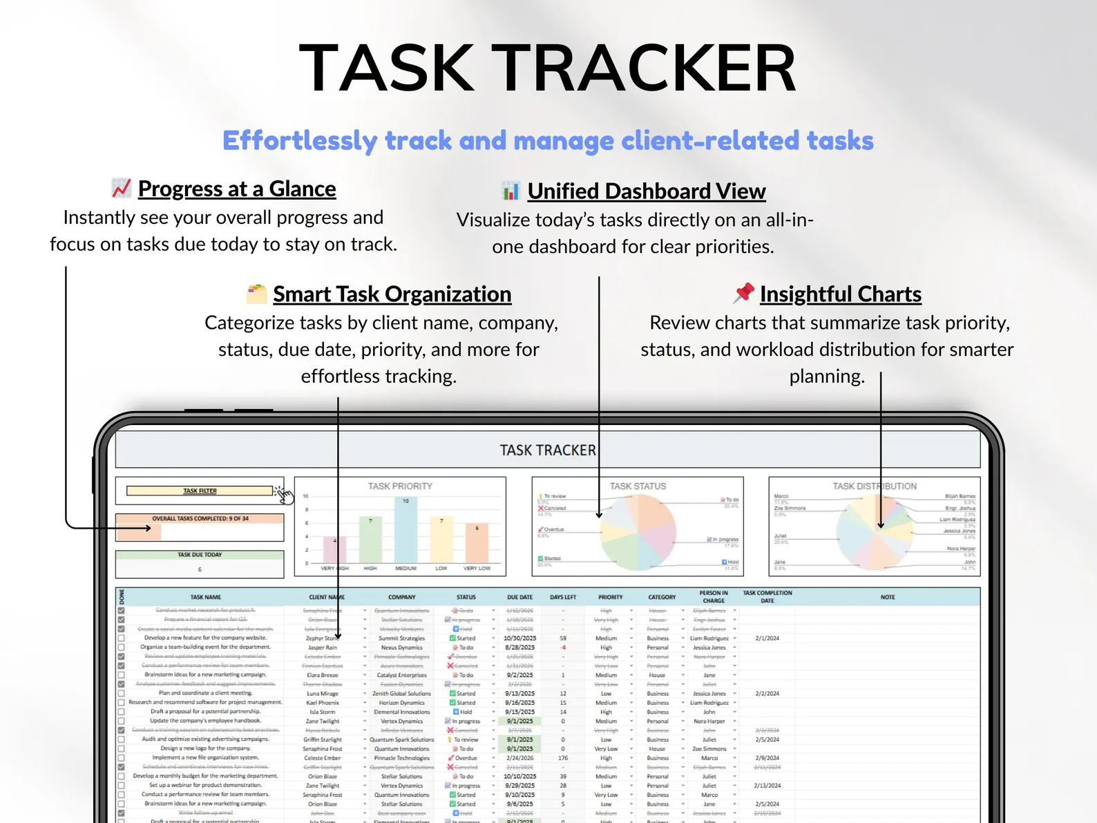 Small Business Spreadsheet Service Business Bookkeeping Client Tracker CRM Payroll Tracker Invoice Tracker Order Tracker Google Sheet Excel - Image 7