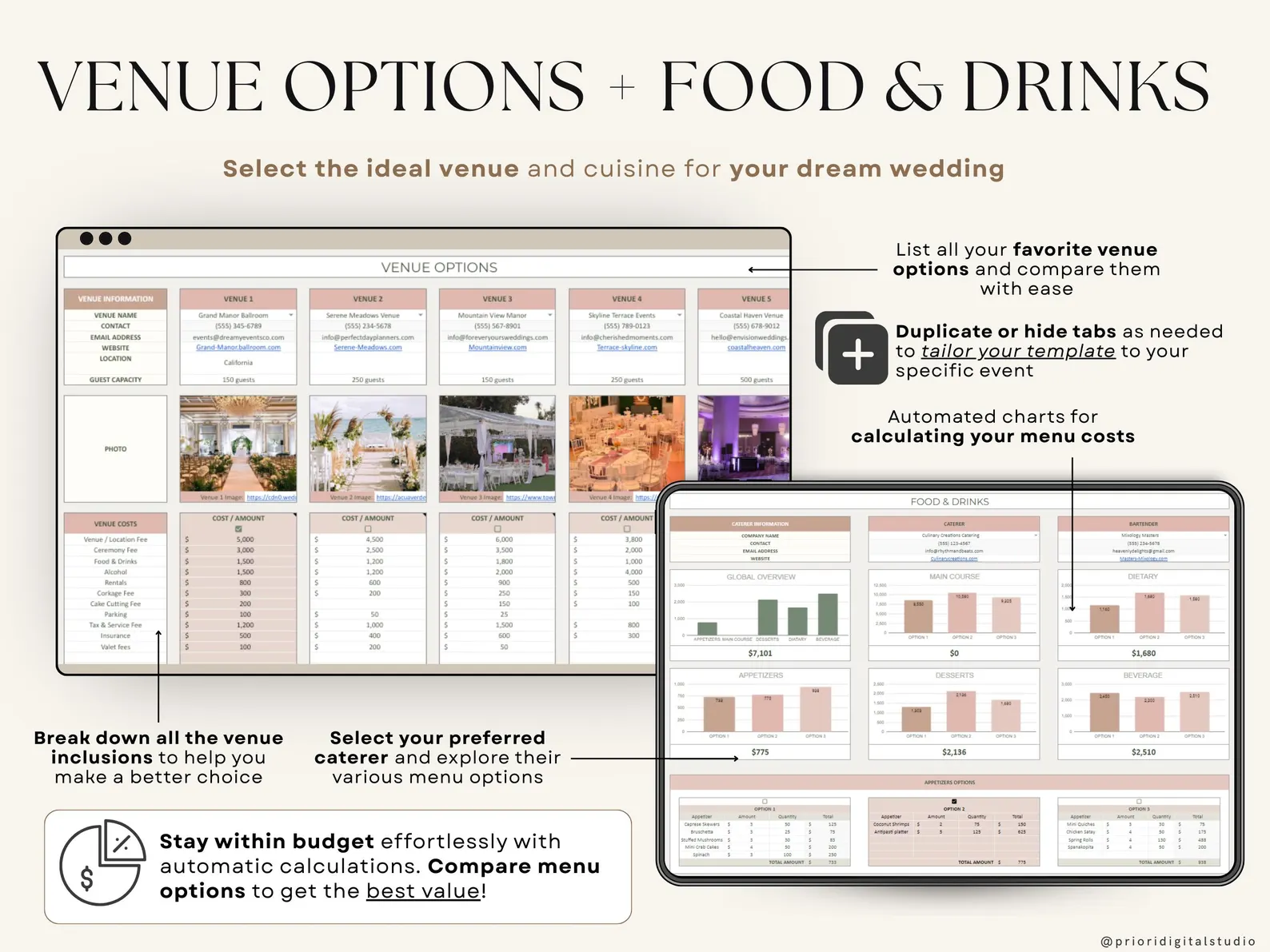Wedding Planner Spreadsheet Wedding Budget Tracker Wedding Timeline Checklist Guest List Tracker Wedding Itinerary Seating Plan Wedding Gift - Image 8