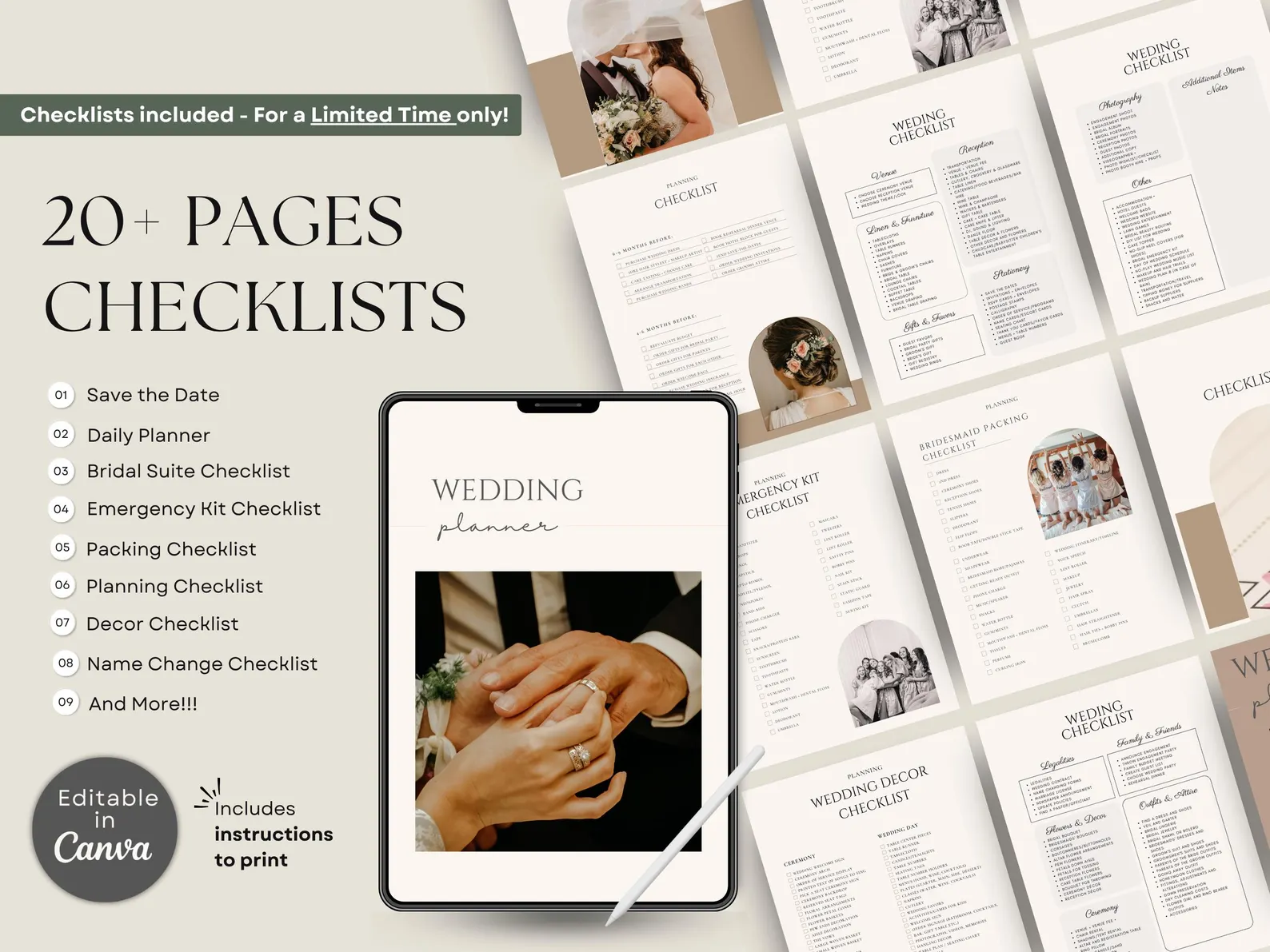 Wedding Planner Spreadsheet Wedding Budget Tracker Wedding Timeline Checklist Guest List Tracker Wedding Itinerary Seating Plan Wedding Gift - Image 10