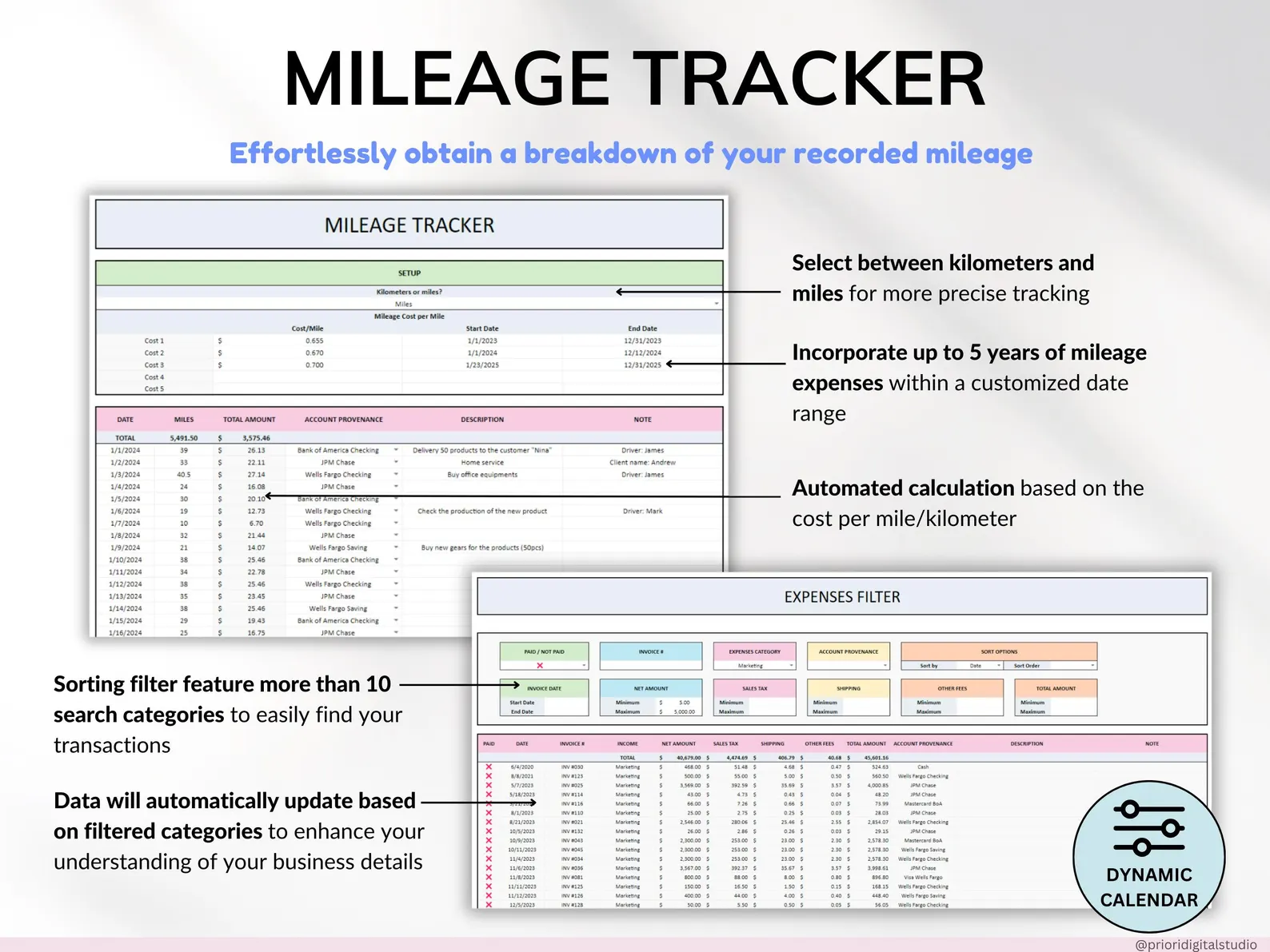 Small Business Spreadsheet Service Business Bookkeeping Client Tracker CRM Payroll Tracker Invoice Tracker Order Tracker Google Sheet Excel - Image 13