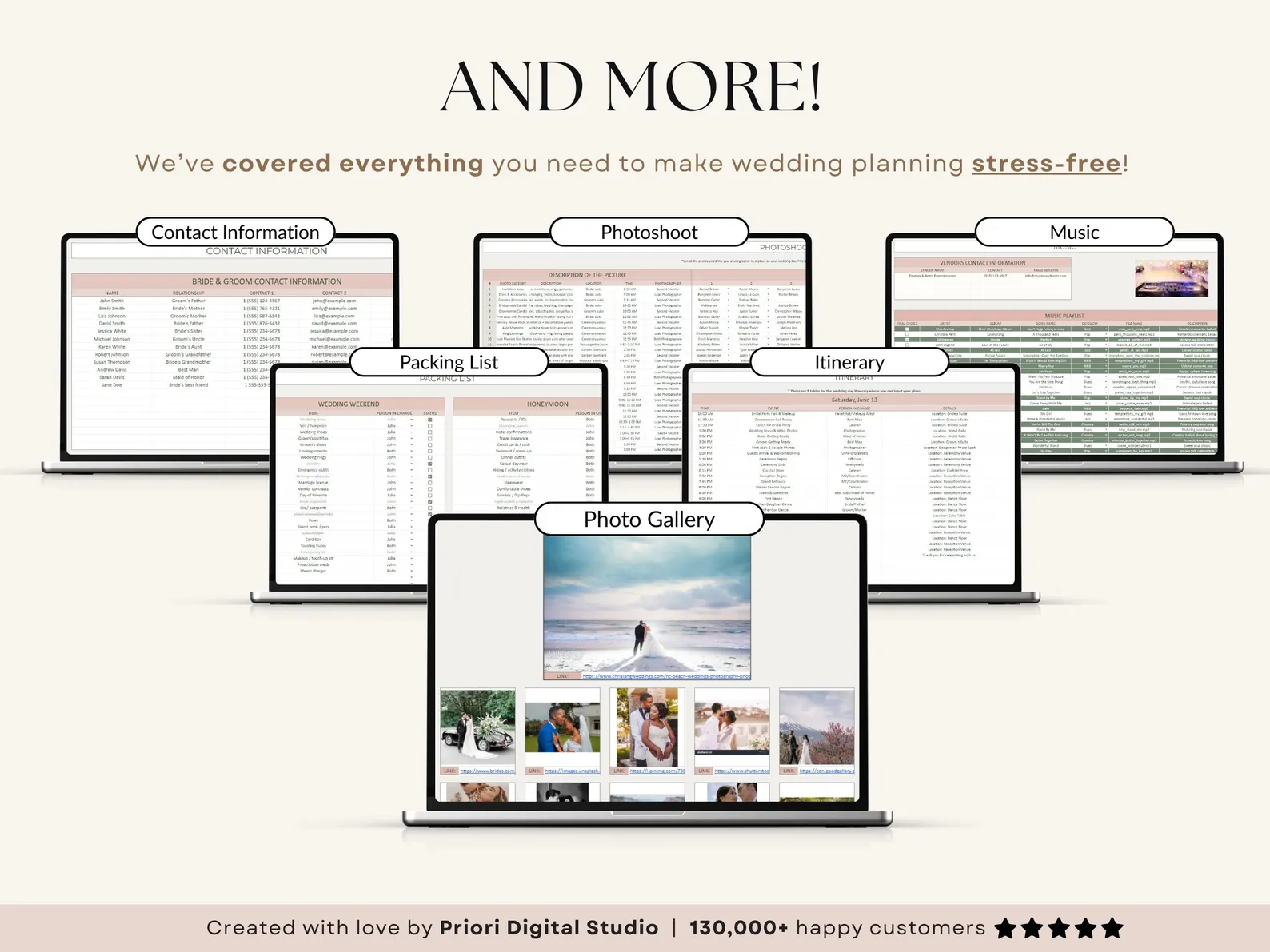 Wedding Planner Spreadsheet Wedding Budget Tracker Wedding Timeline Checklist Guest List Tracker Wedding Itinerary Seating Plan Wedding Gift - Image 11