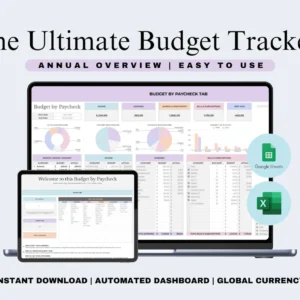 Budget By Paycheck Budget Tracker Personal Budgeting Bills And Debt Payment Paycheck Budget Income Tracker Expense Tracker