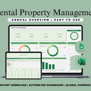 Expense Management Bookkeeping Financial Tracker Airbnb Google Sheets Financial Dashboard Property Management Accounting Annual Report