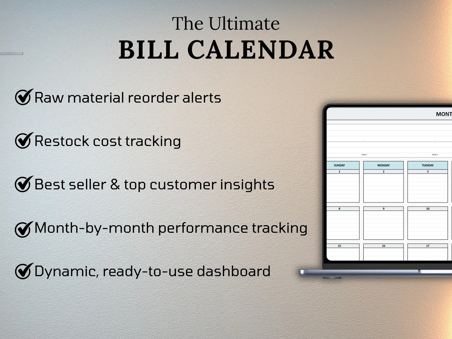 Small Business Spreadsheet Bundle: Bookkeeping, Inventory, Pricing (Google Sheet & Excel) - Image 4