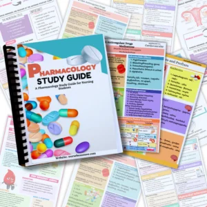 Pharmacology Nursing Study Guide (Digital-PDF)